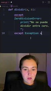 Capturar una excepcion en una funcion con python