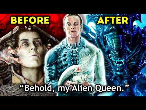 Alien FINALLY Reveals David Created His Xenomorph Queen & Black Goo: Why David Killed Engineers? 😱