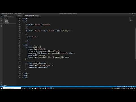 JavaScript: quitar elementos HTML