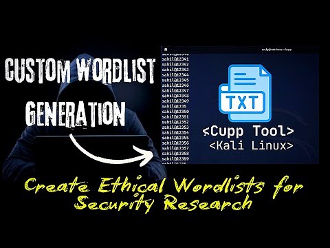 Generate Target-Based Wordlists Like a Pro | Ethical Cybersecurity Guide