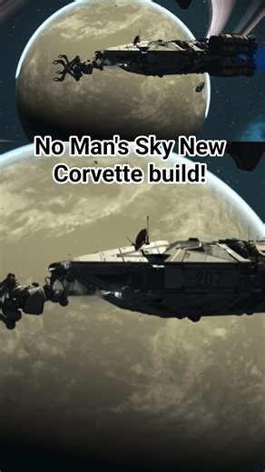 Build The Echo Probe 207: An Alien Universe Inspired Corvette in #NMS