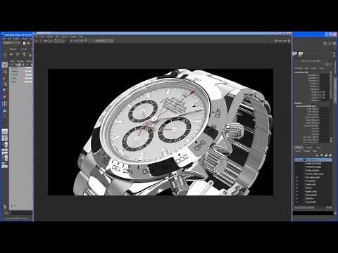 Modeling tutorial in Maya - ROLEX DAYTONA watch - Part 1: introduction & scene setup