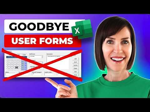 EASIEST Excel Data Entry Form in 2025 | No VBA Required