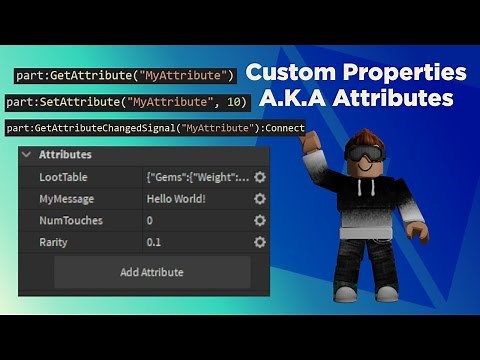 How to use Attributes to create CUSTOM properties in Roblox Studio