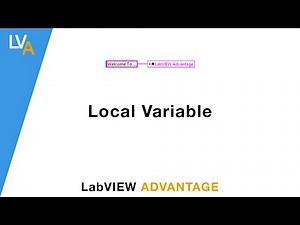 How to use local variable - LabVIEW