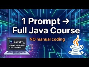 🚀 Build a Java Crash-Course Learning Portal Using ONE Cursor Prompt! (Step-By-Step) #cursorai #ai