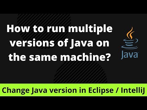 How to install multiple versions of Java on Windows|How to point Eclipse& IntelliJ to a specific JRE