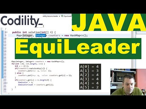 Codility Equileader solution