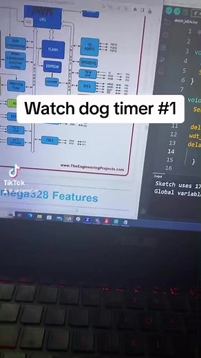 Watchdog timer #1 #akramslab #arduino #microcontroller #codes #coding #tips #arduinoadvanced #c #mplab #shorts #education #learning | Akram's lab