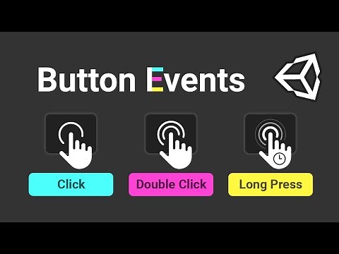 Unity UI Button Events⚡( Click, Double Click, Long Press, ... )