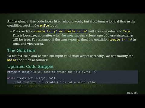 Have I Forgotten the Basics of Python Input Validation?