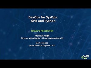 APIs & Python Workshop With WEI