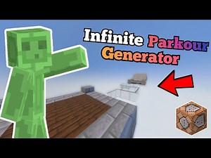 How To Make an Infinite Parkour Generator in Minecraft | Command Block Tutorial