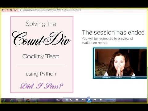 Solve the Codility Test - CountDiv Lesson With Me! Full Tutorial Explanation using Python!