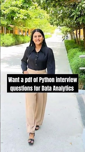 Python Interview Questions for Data Analytics