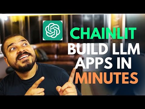 Build Python LLM apps in minutes Using Chainlit ⚡️
