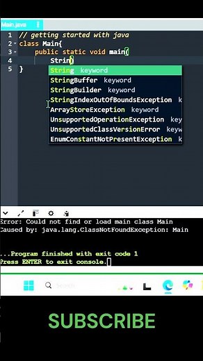 Your First Java Program | Hello World Explained Simply #shorts #ytshorts #java