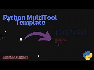 How To Make A Multi-Tool/Menu In Python! (For Beginners)