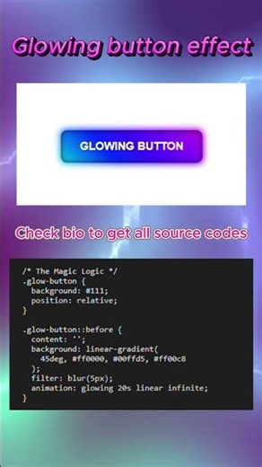 Create a Modern Glassmorphism Login Form with Mouse Tracking Effect! | HTML & CSS