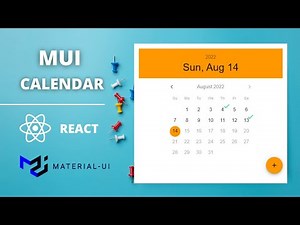 MaterialUI | ReactJs | CALENDAR