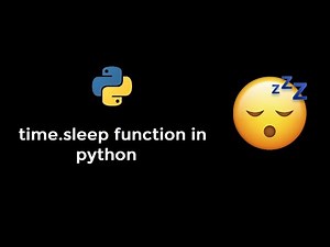 Create delays in python scripts using the sleep function in time module