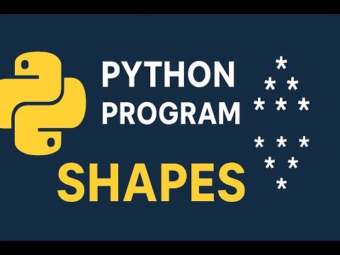 How to Print Shapes Using Loops in python