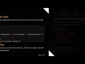 How to Apply a Drop-Down Selection to a Tree View Row in Tkinter