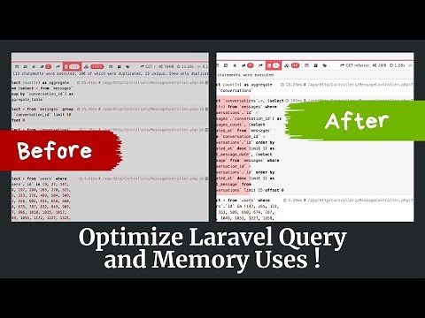 Optimize Laravel Queries & Reduce Memory Usage for Faster Performance | Laravel Query Optimization