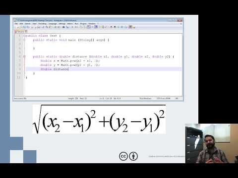 Writing the Distance Method in Java