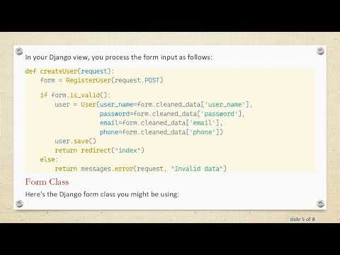 Validating Plain HTML Form Fields in Django