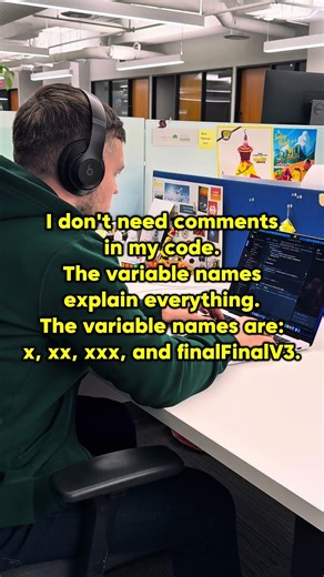 Self-Documenting Code 😂 #codinghumor #shorts