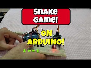 Easy Arduino Snake game, in 1 minute!