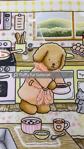 Fluffy Fur Texture Coloring Tutorial