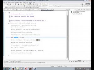 Java Convert Int to String Example