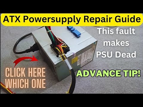 Mastering ATX Power Supply Repair: Step-by-Step Tutorial and Troubleshooting Tips! #diy #powersupply