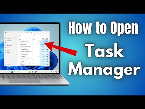How to Open Task Manager in Windows Laptop or PC - (4 Ways)