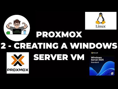 Proxmox Home Lab - Creating a Windows Server VM with Best Pratices