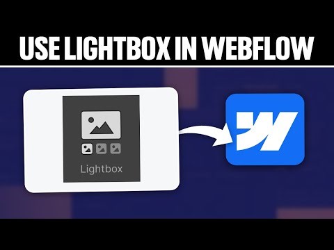 How To Use Lightbox In Webflow ! (Full Tutorial)