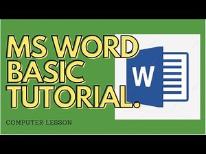 MICROSOFT WORD TUTORIAL (TAGALOG) - PINOY TUTORIAL TV