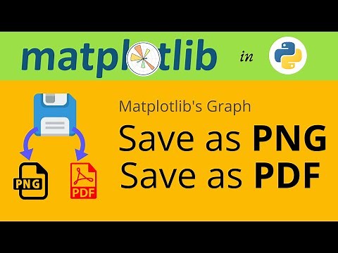 #15 Saving matplotlib plot as pdf or png | Matplotlib tutorial 2021