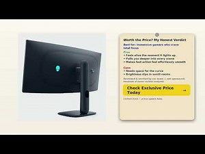 Review: Alienware 34 240Hz QD-OLED Curved Gaming Monitor | AW3425DW