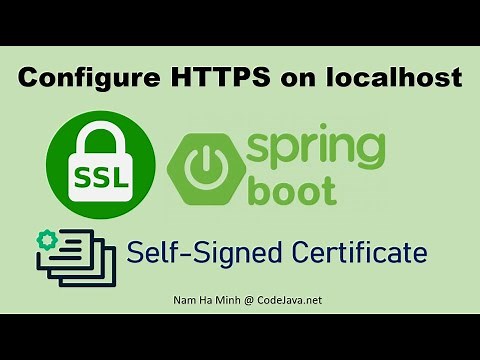Configure HTTPS for Spring Boot application on localhost with self-signed certificate