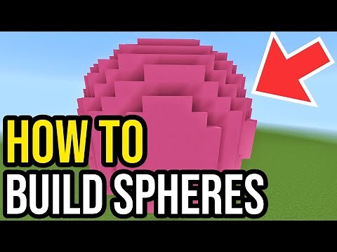 How To Make Spheres in Minecraft Bedrock! | WORKING - NO MODS!