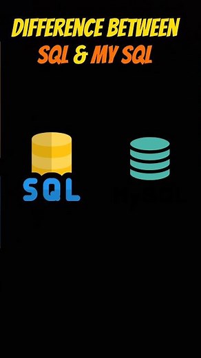 Different between SQL and MYSQL | SQL vs MySQL