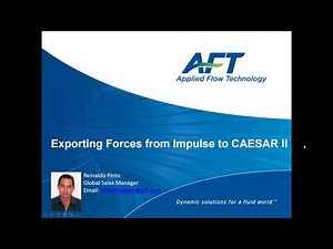 Exporting Forces from Impulse to CAESAR II
