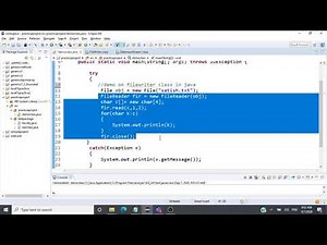File Reader and File Writer class in Java - CSE1007 - Java Programming