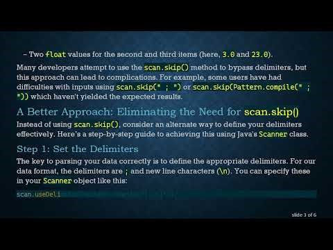How to Properly Scan and Parse Data from a Text File in Java