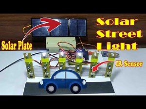 Solar Powered Smart Street Light