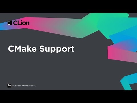 CMake support in CLion