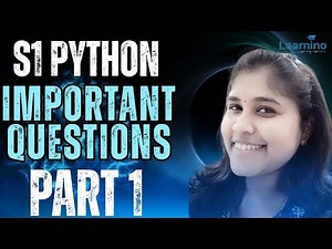 KTU BTECH S1 Algorithmic thinking with python Model question paper